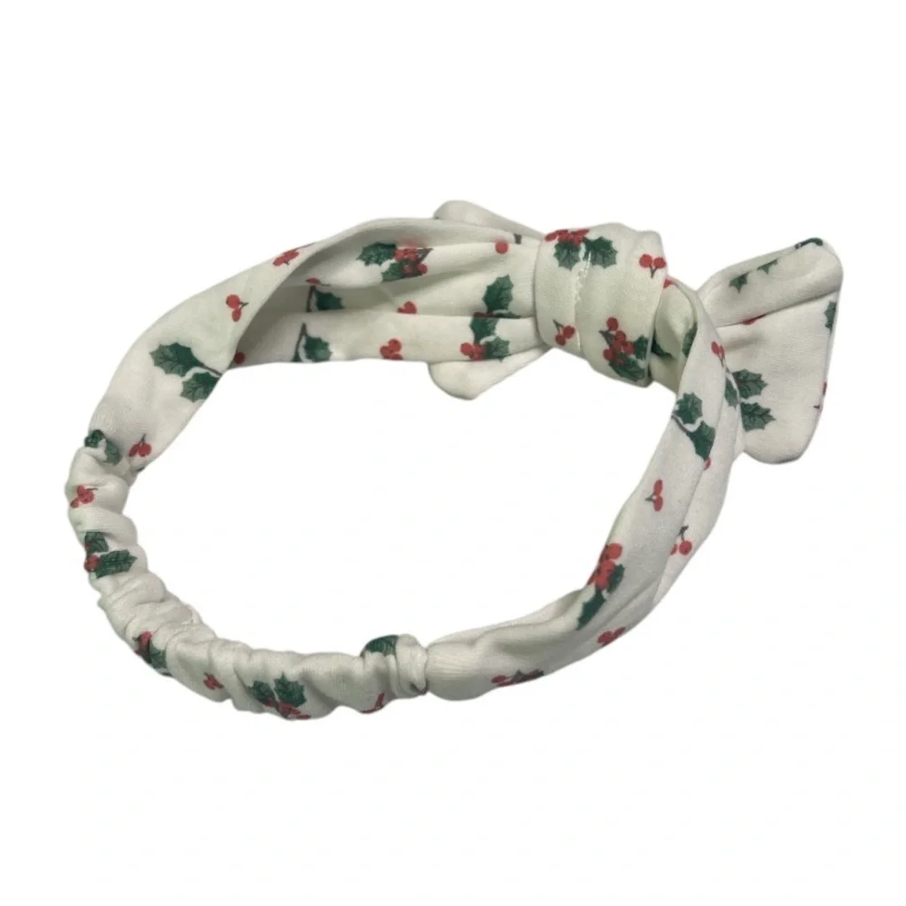 Infant Headband With The Holly Plant